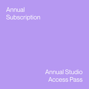 Key Holder Studio Access Pass - Annual Subscription